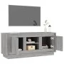 Mueble para TV madera contrachapada gris Sonoma 102x35x45 cm de vidaXL, Muebles TV - Ref: Foro24-819866, Precio: 62,98 €, Des...