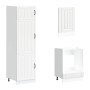 Mueble de cocina Lucca blanco 7 piezas madera contrachapada