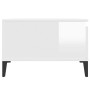 Couchtisch aus glänzend weißem Sperrholz, 55 x 55 x 36,5 cm von vidaXL, Couchtisch - Ref: Foro24-821086, Preis: 59,57 €, Raba...