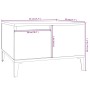 Couchtisch aus glänzend weißem Sperrholz, 55 x 55 x 36,5 cm von vidaXL, Couchtisch - Ref: Foro24-821086, Preis: 59,57 €, Raba...