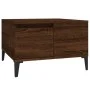 Couchtisch aus braunem Eichensperrholz 55x55x36,5 cm von vidaXL, Couchtisch - Ref: Foro24-821091, Preis: 38,27 €, Rabatt: %