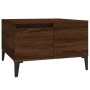 Oak brown plywood coffee table 55x55x36.5 cm by vidaXL, Coffee table - Ref: Foro24-821091, Price: 38,27 €, Discount: %
