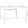 Couchtisch aus braunem Eichensperrholz 55x55x36,5 cm von vidaXL, Couchtisch - Ref: Foro24-821091, Preis: 38,27 €, Rabatt: %