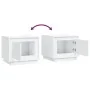 Mesa de centro madera contrachapada blanco 51x50x44 cm de vidaXL, Mesas de centro - Ref: Foro24-819868, Precio: 42,47 €, Desc...