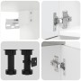 Mueble cocina Lucca sonoma gris 7 pzas madera contrachapada