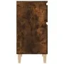 Nachttische 2 Stück, Farbe Eiche geräuchert, 40 x 35 x 70 cm von vidaXL, Nachttische - Ref: Foro24-819703, Preis: 56,56 €, Ra...