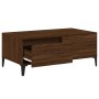 Mesa de centro madera contrachapada marrón roble 90x50x36,5 cm de vidaXL, Mesas de centro - Ref: Foro24-821123, Precio: 46,48...
