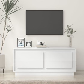 Couchtisch aus glänzend weißem Sperrholz, 102 x 50 x 44 cm von vidaXL, Couchtisch - Ref: Foro24-819878, Preis: 57,41 €, Rabat...