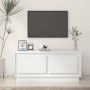 Couchtisch aus glänzend weißem Sperrholz, 102 x 50 x 44 cm von vidaXL, Couchtisch - Ref: Foro24-819878, Preis: 57,41 €, Rabat...