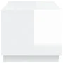 Glossy white plywood coffee table 102x50x44 cm by vidaXL, Coffee table - Ref: Foro24-819878, Price: 57,41 €, Discount: %