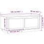 Couchtisch aus glänzend weißem Sperrholz, 102 x 50 x 44 cm von vidaXL, Couchtisch - Ref: Foro24-819878, Preis: 57,41 €, Rabat...