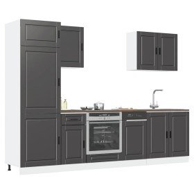 Conjunto de armarios de cocina "Porto" de 7 piezas de madera de