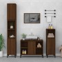 Waschbeckenschrank aus braunem Eichensperrholz 80x33x60 cm von vidaXL, Badezimmerwaschtische - Ref: Foro24-821299, Preis: 75,...