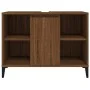 Bathroom cabinet made of brown oak plywood, 80x33x60 cm. by vidaXL, bathroom vanities - Ref: Foro24-821299, Price: 74,55 €, D...