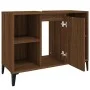 Bathroom cabinet made of brown oak plywood, 80x33x60 cm. by vidaXL, bathroom vanities - Ref: Foro24-821299, Price: 74,55 €, D...