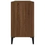 Bathroom cabinet made of brown oak plywood, 80x33x60 cm. by vidaXL, bathroom vanities - Ref: Foro24-821299, Price: 74,55 €, D...