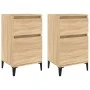 Nightstands 2 pcs sonoma oak color 40x35x70 cm by vidaXL, Nightstands - Ref: Foro24-819715, Price: 95,82 €, Discount: %