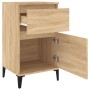 Nachttische 2 Stück Sonoma-Eiche Farbe 40x35x70 cm von vidaXL, Nachttische - Ref: Foro24-819715, Preis: 97,07 €, Rabatt: %