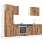 Conjunto de armarios de cocina de 7 piezas "Porto" de madera