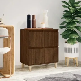 Sideboard aus braunem Eichensperrholz 60x35x70 cm von vidaXL, Sideboards - Ref: Foro24-821163, Preis: 64,02 €, Rabatt: %