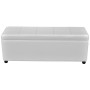 Long White Wooden Storage Bench by vidaXL, Benches for halls and storage - Ref: Foro24-241062, Price: 144,87 €, Discount: %