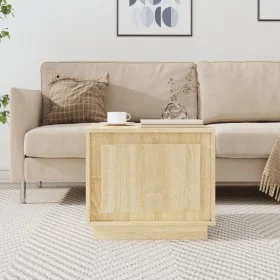 Mesa de centro madera contrachapada roble Sonoma 51x50x44 cm de vidaXL, Mesas de centro - Ref: Foro24-819871, Precio: 49,78 €...