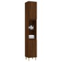 Armario de baño madera contrachapada roble marrón 30x30x190 cm de vidaXL, Tocadores de baño - Ref: Foro24-819795, Precio: 93,...