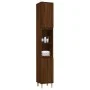 Badezimmerschrank aus braunem Eichensperrholz, 30 x 30 x 190 cm von vidaXL, Badezimmerwaschtische - Ref: Foro24-819795, Preis...