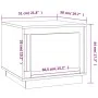Couchtisch aus Sonoma-Eichensperrholz, 51 x 50 x 44 cm von vidaXL, Couchtisch - Ref: Foro24-819871, Preis: 49,78 €, Rabatt: %