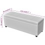 Long White Wooden Storage Bench by vidaXL, Benches for halls and storage - Ref: Foro24-241062, Price: 144,87 €, Discount: %