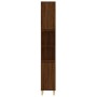 Armario de baño madera contrachapada roble marrón 30x30x190 cm de vidaXL, Tocadores de baño - Ref: Foro24-819795, Precio: 93,...