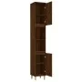 Brown oak plywood bathroom cabinet 30x30x190 cm by vidaXL, bathroom vanities - Ref: Foro24-819795, Price: 96,82 €, Discount: %