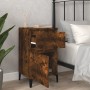 Bedside tables 2 units in smoked oak color 40x35x70 cm by vidaXL, Nightstands - Ref: Foro24-819719, Price: 70,64 €, Discount: %