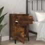 Bedside tables 2 units in smoked oak color 40x35x70 cm by vidaXL, Nightstands - Ref: Foro24-819719, Price: 69,90 €, Discount: %
