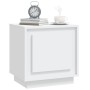 Weißer Nachttisch aus Sperrholz, 44 x 35 x 45 cm von vidaXL, Nachttische - Ref: Foro24-819836, Preis: 39,20 €, Rabatt: %