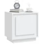 White plywood nightstand 44x35x45 cm by vidaXL, Nightstands - Ref: Foro24-819836, Price: 38,70 €, Discount: %