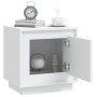 Weißer Nachttisch aus Sperrholz, 44 x 35 x 45 cm von vidaXL, Nachttische - Ref: Foro24-819836, Preis: 39,20 €, Rabatt: %