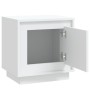 Weißer Nachttisch aus Sperrholz, 44 x 35 x 45 cm von vidaXL, Nachttische - Ref: Foro24-819836, Preis: 39,20 €, Rabatt: %