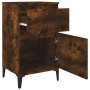 Bedside tables 2 units in smoked oak color 40x35x70 cm by vidaXL, Nightstands - Ref: Foro24-819719, Price: 70,64 €, Discount: %