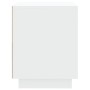 Weißer Nachttisch aus Sperrholz, 44 x 35 x 45 cm von vidaXL, Nachttische - Ref: Foro24-819836, Preis: 39,20 €, Rabatt: %