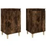 Nachttische 2 Stück Raucheichensperrholz 40x35x70 cm von vidaXL, Nachttische - Ref: Foro24-819639, Preis: 55,12 €, Rabatt: %