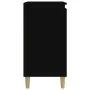 Mesitas de noche 2 uds madera contrachapada negro 40x35x70 cm de vidaXL, Mesitas de noche - Ref: Foro24-819631, Precio: 66,09...