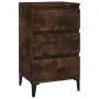 Nachttisch aus geräuchertem Eichensperrholz, 40 x 35 x 70 cm von vidaXL, Nachttische - Ref: Foro24-819673, Preis: 55,02 €, Ra...