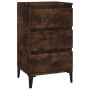 Nachttisch aus geräuchertem Eichensperrholz, 40 x 35 x 70 cm von vidaXL, Nachttische - Ref: Foro24-819673, Preis: 55,66 €, Ra...