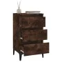 Nachttisch aus geräuchertem Eichensperrholz, 40 x 35 x 70 cm von vidaXL, Nachttische - Ref: Foro24-819673, Preis: 55,02 €, Ra...