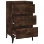 Nachttisch aus geräuchertem Eichensperrholz, 40 x 35 x 70 cm von vidaXL, Nachttische - Ref: Foro24-819673, Preis: 55,02 €, Ra...