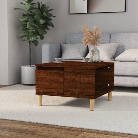 Couchtisch aus braunem Eichensperrholz, 55 x 55 x 36,5 cm von vidaXL, Couchtisch - Ref: Foro24-821083, Preis: 36,91 €, Rabatt: %
