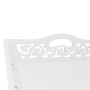 Beistelltisch mit weißem Tablett von vidaXL, Seitentische - Ref: Foro24-241148, Preis: 79,27 €, Rabatt: %