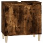 Smoked oak plywood sink cabinet 58x33x60cm by vidaXL, bathroom vanities - Ref: Foro24-821257, Price: 50,58 €, Discount: %