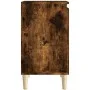 Smoked oak plywood sink cabinet 58x33x60cm by vidaXL, bathroom vanities - Ref: Foro24-821257, Price: 49,79 €, Discount: %